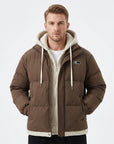 Fabian | Warmer Herrenmantel mit Doppelkapuze