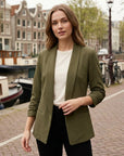 Elisa | Damenblazer mit offener Vorderseite