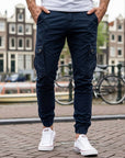 Benedikt | Moderne Herren Stoffhose im Cargo-Stil