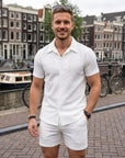 Niklas | Herren Set mit Kurzarmhemd und Shorts
