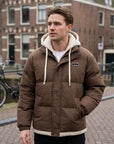 Fabian | Warmer Herrenmantel mit Doppelkapuze