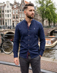 Leon | Elegante Herrenhemden aus Leinen Langarm