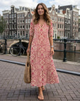 Talina | Elegantes Sommerkleid in fließender Maxi-Form