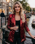 Cosima | Glamouröser Damenblazer mit funkelnden Details