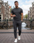 Nojan | Freizeit Herren Set mit modernem T-Shirt Look