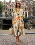 Rosina | Sommerkleid mit lebendigem Blumenmuster