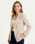 Emilia | Tweed Damenblazer mit Klassischem Design
