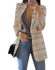 Lena | Karierter Blazer Damen mit Modernem Schnitt 0