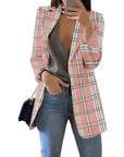 Lena | Karierter Blazer Damen mit Modernem Schnitt 2