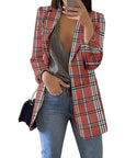 Lena | Karierter Blazer Damen mit Modernem Schnitt 7