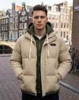 Fabian | Warmer Herrenmantel mit Doppelkapuze