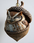 Christmas Ornaments Woodland Animal Acorn Hanging Tree Decor - Image 16