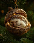 Christmas Ornaments Woodland Animal Acorn Hanging Tree Decor - Image 5