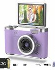 Digital Camera Compact 4K 48MP Flip Screen 8X Zoom Point Shoot - Image 4