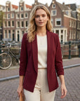 Elisa | Damenblazer mit offener Vorderseite