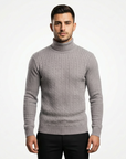 Felix | Herren Strickpullover mit Rollkragen und Eleganz