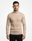 Felix | Herren Strickpullover mit Rollkragen und Eleganz