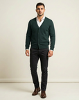 David | Herren Strickpullover mit eleganter Strickstruktur