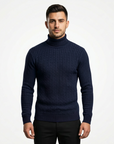 Felix | Herren Strickpullover mit Rollkragen und Eleganz