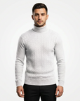 Felix | Herren Strickpullover mit Rollkragen und Eleganz