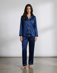 Johanna | Satin Damen Pyjama für eleganten Schlaf