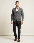David | Herren Strickpullover mit eleganter Strickstruktur