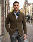 Lukas | Herren Strickpullover im Jacken-Stil