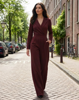 Nora | Damen Jumpsuit mit eleganter Linienführung