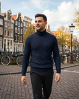 Jonas | Herren Strickpullover im klassischen Rollkragen-Stil