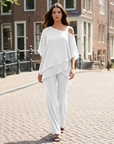Heidi | Damen Jumpsuit mit eleganter Cold-Shoulder-Optik
