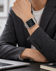 Textual Display Digital Watch Wristwatch Light Up Watch - Image 9
