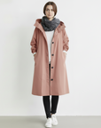 Women's Trench Coat Overcoat Double-Breasted - Image 3