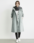 Women's Trench Coat Overcoat Double-Breasted - Image 5