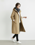 Women's Trench Coat Overcoat Double-Breasted - Image 8