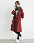 Women's Trench Coat Overcoat Double-Breasted - Image 9