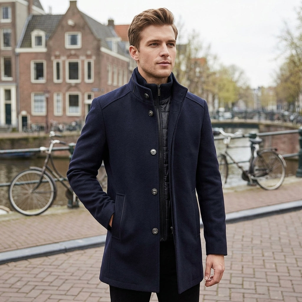 Hauke | Eleganter Herrenmantel für moderne Eleganz