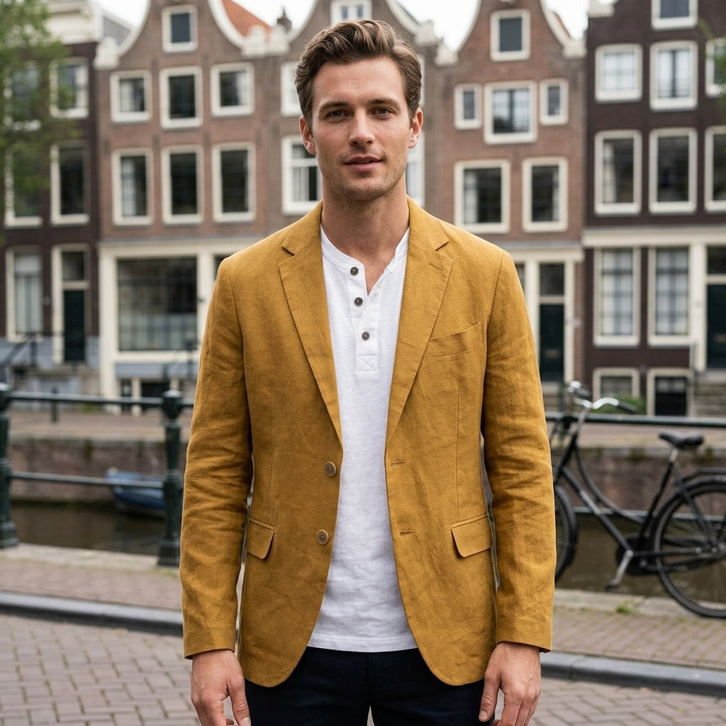 Nilo | Sommerlicher Herren Blazer mit klassischem Schnitt