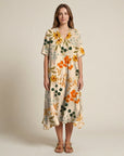 Rosina | Sommerkleid mit lebendigem Blumenmuster