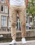 Benedikt | Moderne Herren Stoffhose im Cargo-Stil