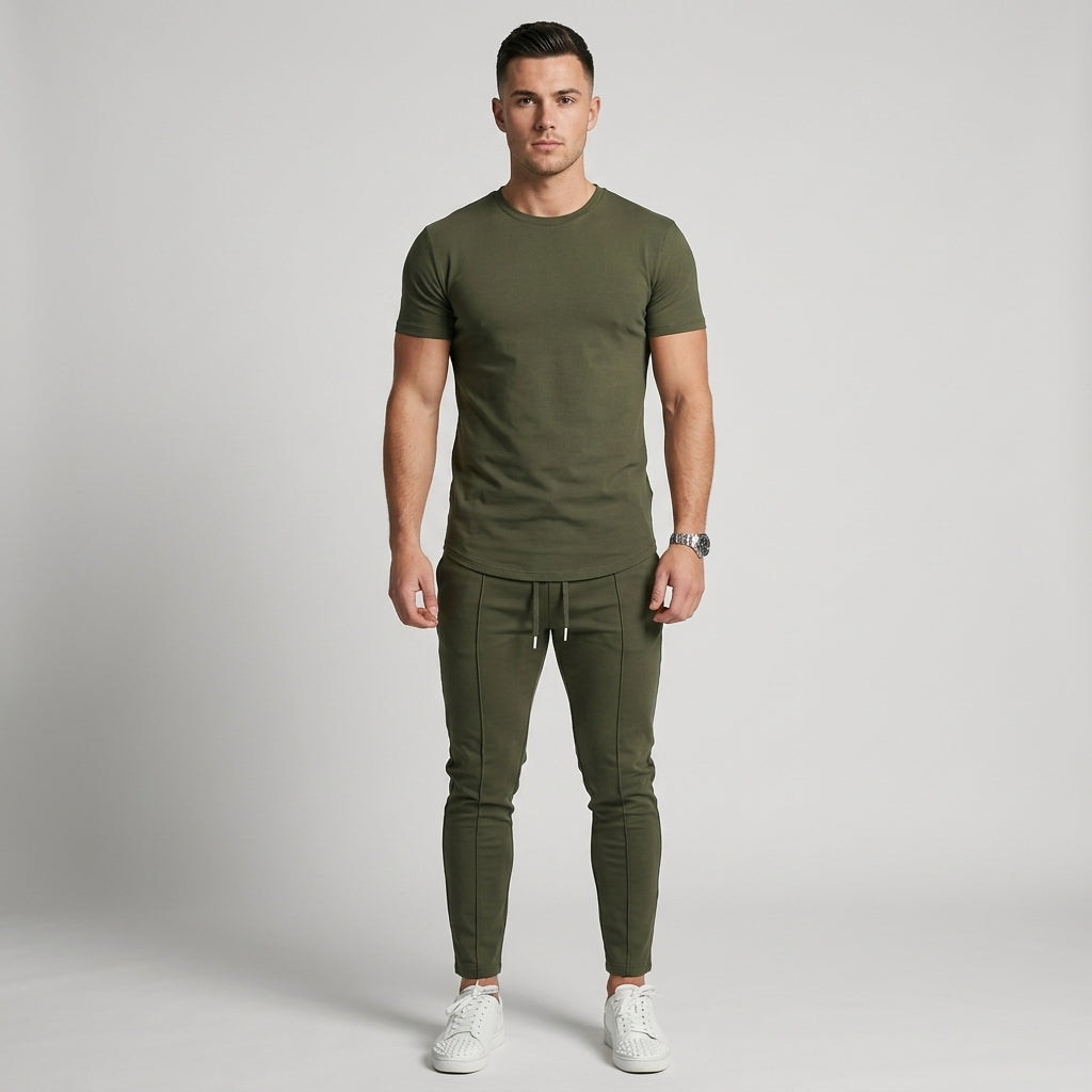 Nojan | Freizeit Herren Set mit modernem T-Shirt Look