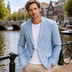 Jonas | Leinen Herren Blazer mit Modernem Design