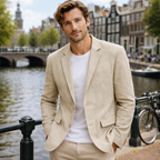 Jonas | Leinen Herren Blazer mit Modernem Design