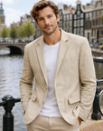 Jonas | Leinen Herren Blazer mit Modernem Design