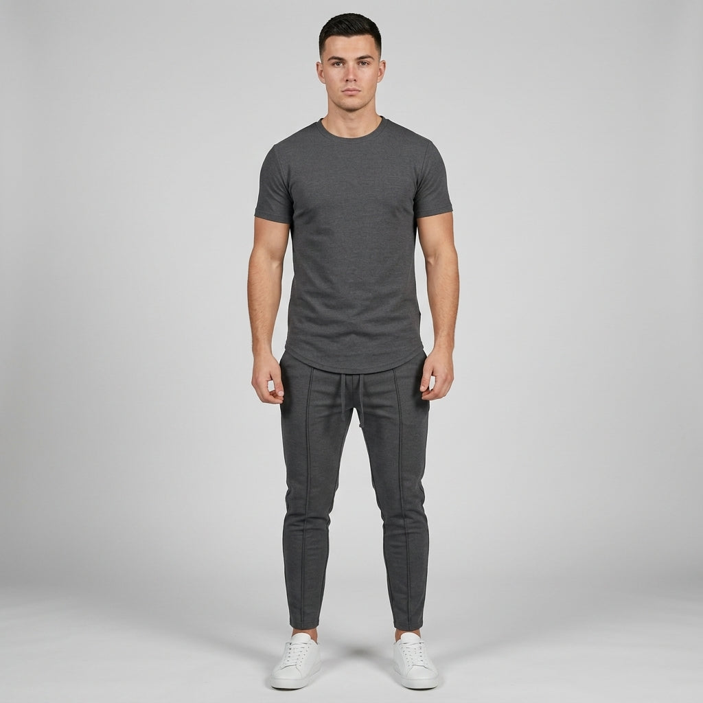 Nojan | Freizeit Herren Set mit modernem T-Shirt Look
