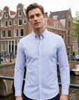 Erik | Gestreifte Herrenhemden Langarm für Elegante Looks