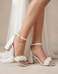 Clara | Elegante Hohe Schuhe Damen mit Blumen