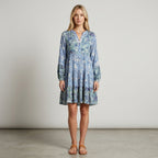 Nerina | Sommerkleid mit floralem Muster und elegantem Ausschnitt
