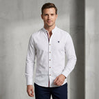 Leon | Elegante Herrenhemden aus Leinen Langarm