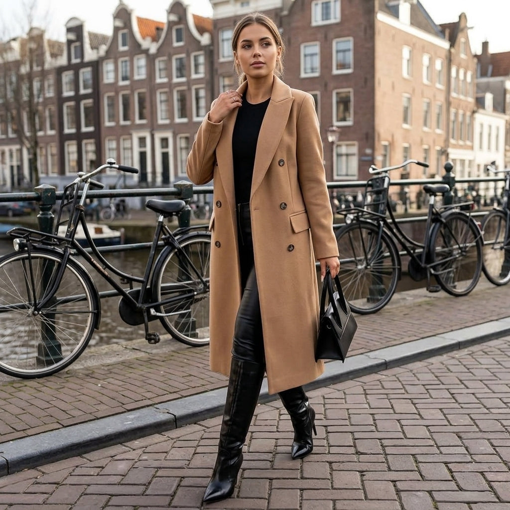 Greta | Langer Damen Trenchcoat mit Stil