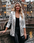 Cosima | Glamouröser Damenblazer mit funkelnden Details